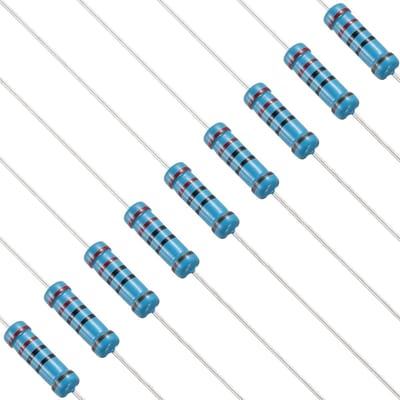 Vaste Weerstanden - Metaalfilm Weerstand - Elektronica Projecten - 1% Tolerantie - 2W - Groen