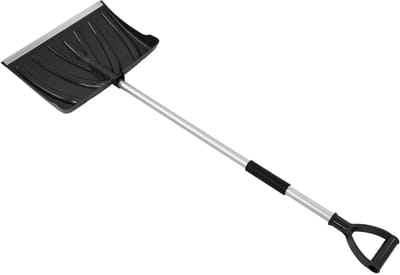 Aluminium Sneeuwschep - Sneeuwduwer Schop - Winterklaar Maken - Afneembaar Ontwerp - 134.5 cm - Zilver