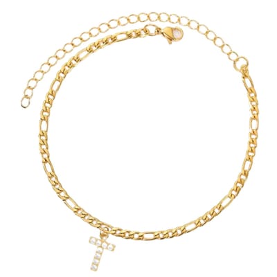 Enkelbandje - Enkelbandjes Dames - Enkelbandje Goud - Initials - Goudkleurig - Letter T