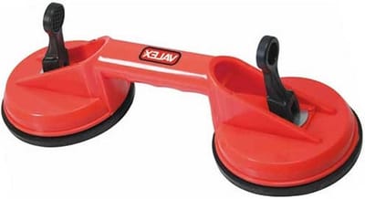 Zuiglift Glasplaten - Zuignap Handvat - Glas Verplaatsen - Met Vergrendeling - 70 kg Draagkracht - Zwart