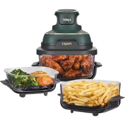 Ninja CRISPi 4-in-1 Airfryer met glazen vershoudschalen - Groen | FN103EUGN | van SharkNinja