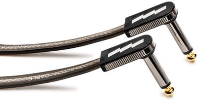 EBS PCF High Performance - Patchkabel - Plat - Jack 6,3 mm Haaks - 24K Verguld - 58 cm