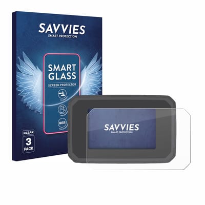 3 Stuks Savvies Screenprotector - geschikt voor Honda CB125R 2024 - beschermfolie glas transparant