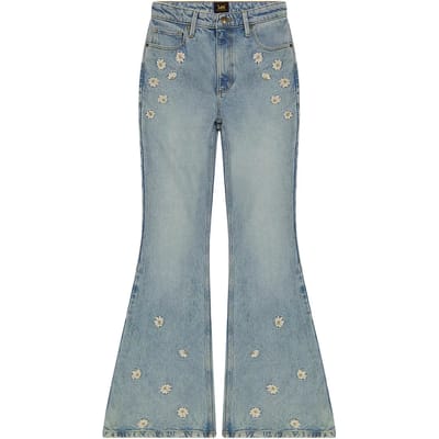 Lee Flare Fit Hoogzittende Jeans Blauw 29 / 31 Vrouw