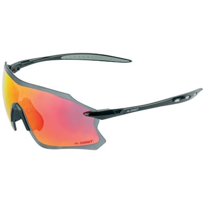 Fietsbril rood spiegelzonnebril - 100% uv bescherming - uva - uvb ultra licht Gist Pack