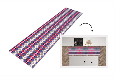 Keukenloper 200x50 cm - Keukenmat vinyl Retro - Druppel - Design - Keukenmatten loper - Keuken vloerkleed tapijt