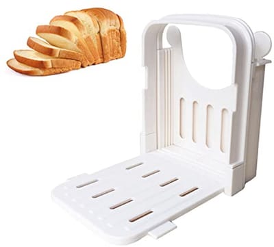 Multifunctionele Broodsnijder met Verstelbare Dikte - Handmatige Snijmachine voor Brood en Sandwiches