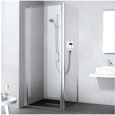 Kermi Liga swing door for shower tray 1-leaf 90 cm, stop left LI1WL090201AK