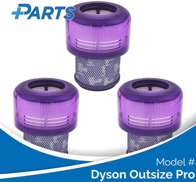 Dyson Outsize Pro Filters (3 Stuks, Plus.Parts® alternatief voor 970422-01)