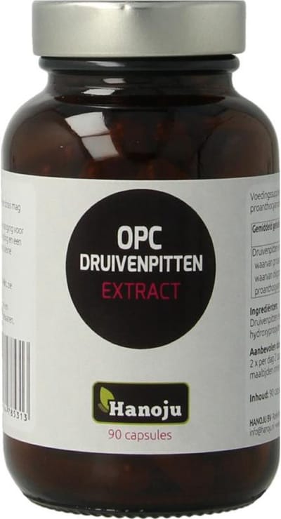 Hanoju OPC druivenpitten extract 400mg 90 Capsules