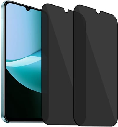 ChiGuard Privacy Screenprotector 2x geschikt voor Xiaomi Redmi 15C – Gehard Glas – Anti Inkijk – GuardCover