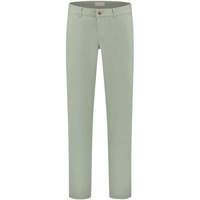 Com4 Broek Modern Chino Fine Texture Groen / male