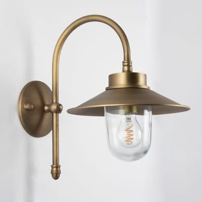 KS Verlichting Muurlamp Sterling Antiek Messing