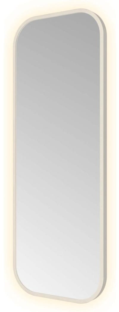 Hotbath &More SSQ380 Soft Square spiegel 30x80cm met verlichting, kleurwissel, dimbaar en afstandsbediening RVS316