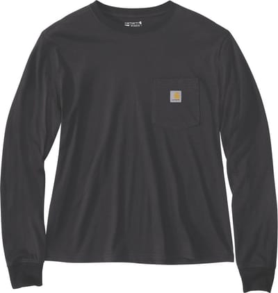 Carhartt Dames Lightweight L/S- Pocket T-shirt Zwart