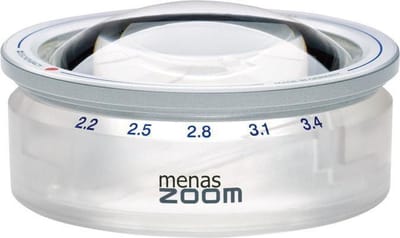 Eschenbach menas ZOOM - Vergrootglas met 2.2x-3.4x vergroting - Compacte Leesloep
