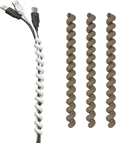 Cable Twister - Kabelbinders - Taupe - Set van 3 stuks - Lengte 19 cm