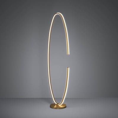 Stars of Light LED vloerlamp Bogado, goud, 143 cm, CCT dimbaar