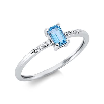 Luna Creation - 1DC36W854-2 - Ring - Dames - 750WG - Ringmaat 54