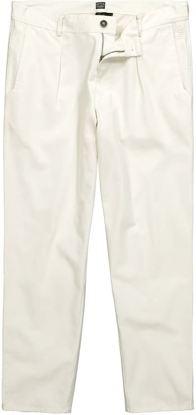 STHUGE - Heren - Bandplooibroek Tapered Loose Fit - Zand - Maat 70