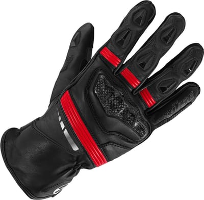 Büse Escape Zwart Rode Handschoenen - Handschoen