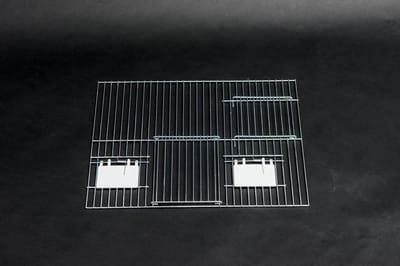 Vogelfront broedkooi 40x30 cm – 1 deur, 2 klepjes & nestkastdeur | Topkwaliteit - Vogelhuisje - Nestkastje - Vogel Huis - Voorfront 40 x 30 cm met draaideur - Voorfronten - Voorfront 30cm hoog - Kooien