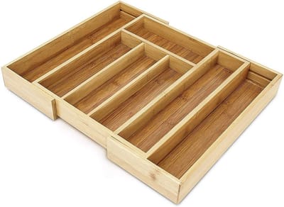 Bestekbak – luxe bestekcasette – bestek opslag voor laden – opbergen van bestek – cutlery organizer