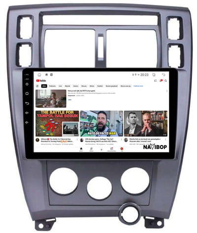 Geschikt voor Hyundai Tucson (2004 t/m 2009) | 4+64GB 8-CORE | 9 inch Android 15.0 CarPlay autoradio | Draadloos CarPlay & Android Auto | Mic, Camera (AHD) & DAB+ | Bluetooth & WiFi | NAVIBOP NB-4632 | Bouwjaar 2004 t/m 2009