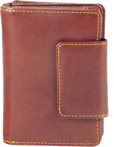 Greenland Nature Rubin portemonnee leer 10 cm vak voor mobiele telefoon - Dames - Staand formaat - braun