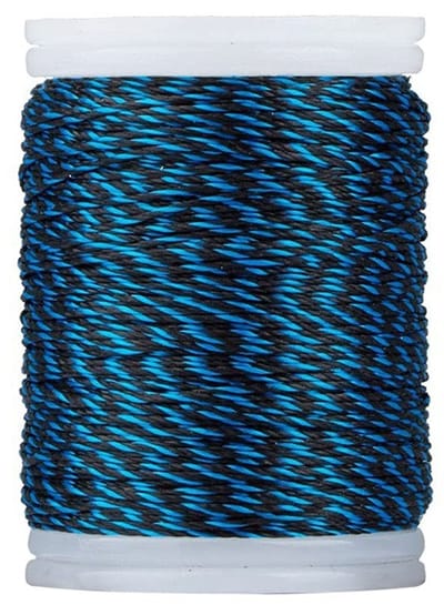 Allecto - Boogtouw - Nylon Touw - Duurzaam en Slijtvast - Blauw en Zwart - Outdoor Accessoires - Geschikt voor Boogschieten - 110 m