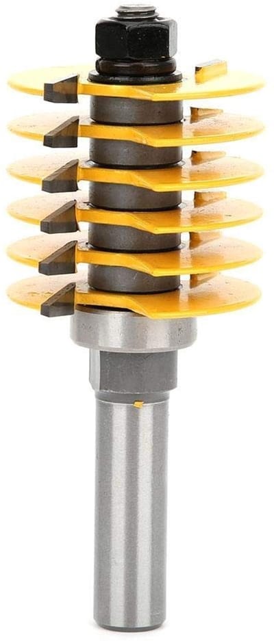 Allecto - Finger Joint Freesbit - Precisie - Duurzaam - 1/2 Inch Schacht - Houtbewerking - Voor professional en hobbyist - Houtbewerking