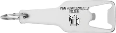Akyol - tijd voor een koud pilsje flesopener - Bier - familie vrienden - cadeau - 105 x 25mm