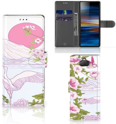 Sony Xperia 10 Telefoonhoesje met Pasjes Bird Standing