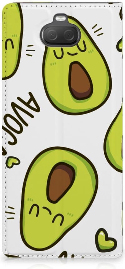 Sony Xperia 10 Plus Magnet Case Avocado Singing