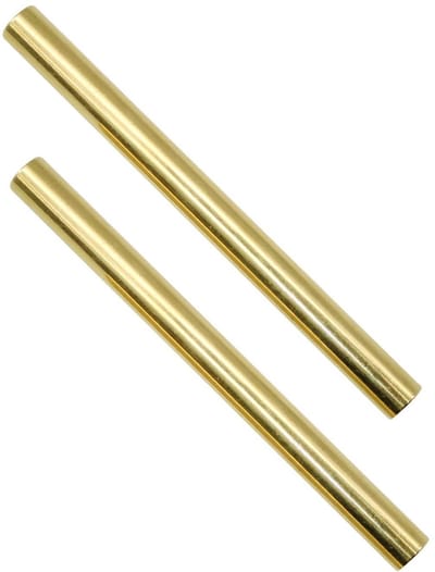 Dailygoods- Messing Staaf 8 mm - 2 Stuks - Massief Messing - Hoge Corrosiebestendigheid - Voor RC Model - Doe-het-zelf - Messing Staven