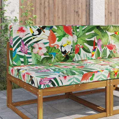 vidaXL - Buitenbankkussen - Polyester - kleurrijk - 80 - x - 80 - cm