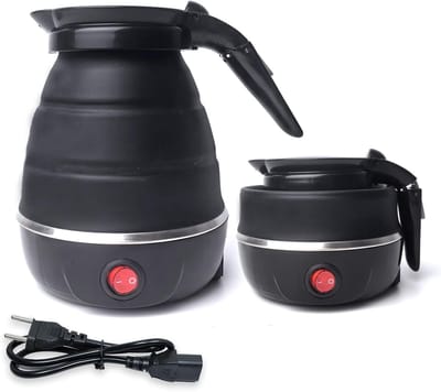 Opvouwbare waterkoker 0,6L - Draagbare en Snelle Kookoplossing voor Reizen, Camping en Outdoor