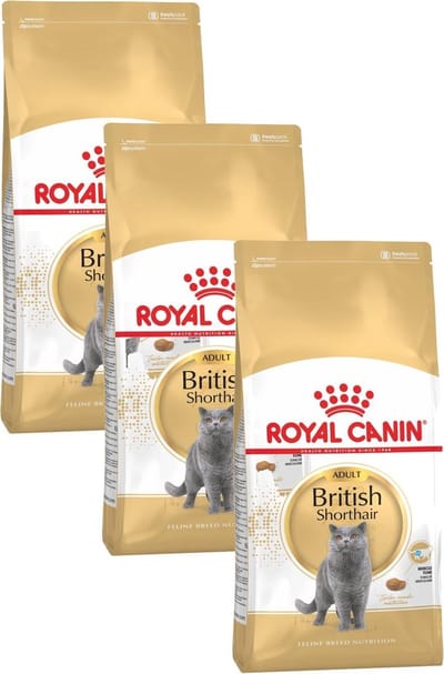 Royal Canin British Shorthair Adult - Kattenvoer - 3 x 2kg - Brits korthaar