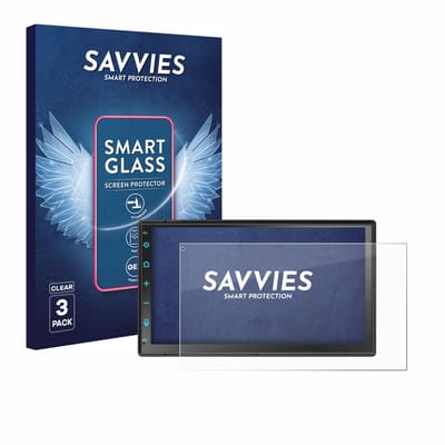 3 Stuks Savvies Screenprotector - geschikt voor Atoto F7 WE F7G2B7WE 7" - beschermfolie glas transparant