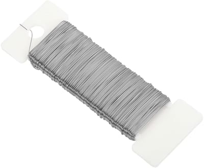 Metaaldraad - Bloemendraad Aluminium - Bloemstukken Maken - Flexibel En Vormvast - 35 Meter 0.35mm - Zilvertint
