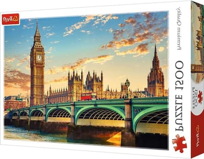 Puzzel 1500 Elementen - Legpuzzel Volwassenen - Ontspannend Tijdverdrijf - Grote Afbeelding 850x580mm - 1500 Stukjes - Londen
