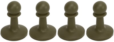 Dailygoods- Tentstokken Bliksem Proof - 4 Stuks - Ondersteuning Luifel - Sterke Stabiliteit - Antivervorming - Ideaal voor Camping - Luifelstokken