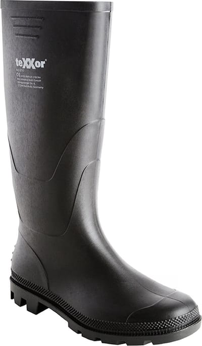 teXXor Rubberen laarzen, PVC-werklaarzen, zwart