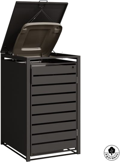4gardenz® Containerombouw 1 Afvalbak - Kliko Ombouw - Antraciet