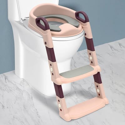 Potjestrainer met Verstelbare Trap voor Kinderen en Baby's - Universele WC-Bril Verhoger