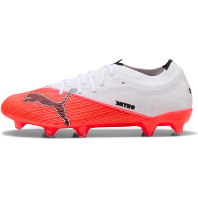 PUMA ULTRA NITRO 7 MATCH FG/AG Unisex Sportschoenen - Ultra Red-PUMA Black-PUMA White