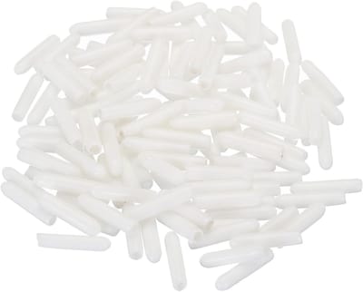 100 stuks rubberen eindkappen 2,5 mm ID - flexibele ronde schroefdoppen en draadbeschermers voor bouten, schroeven, buizen en kabels - duurzame en zachte rubberen hoezen voor bescherming