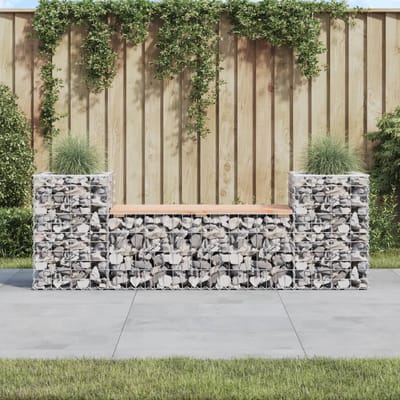 vidaXL - Tuinbank - schanskorfontwerp - 183x41x60,5 - cm - massief - douglashout