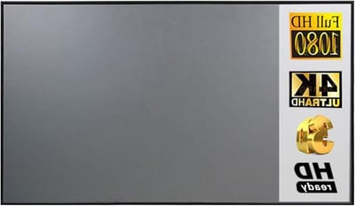 Projectiescherm - Projector scherm Reflecterende doek - Thuis Film Kijken - Anti-licht Materiaal - 100 inch - Grijs