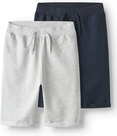 NAME IT - TKMCOX 2P SWEAT SHORTS UNB NOOS - Jongens - Bermuda shorts